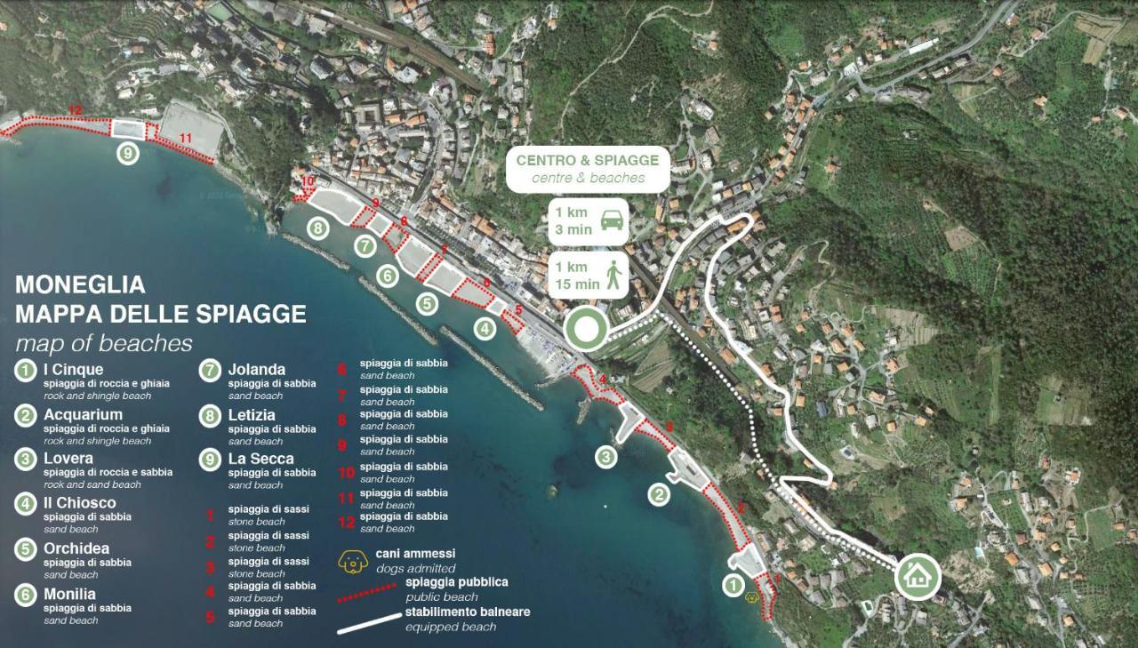 Appartamento A Moneglia, Tra Portofino E Le Cinque Terre Exterior photo